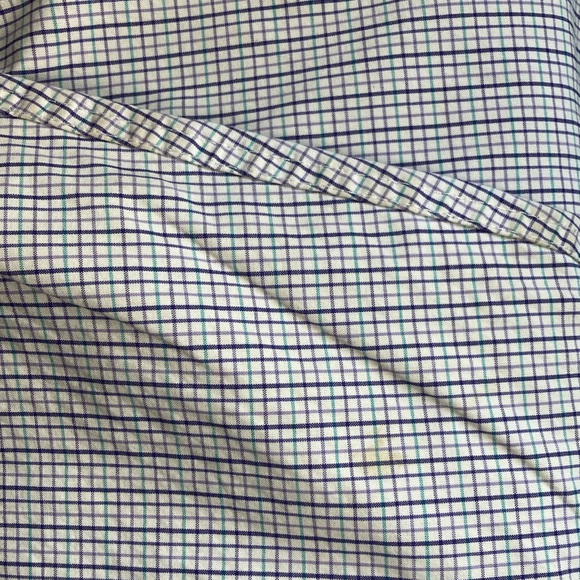 Mens EUC Vtg George Strait Wrangler XXL Western Button Down White Blue Purple - Picture 8 of 8